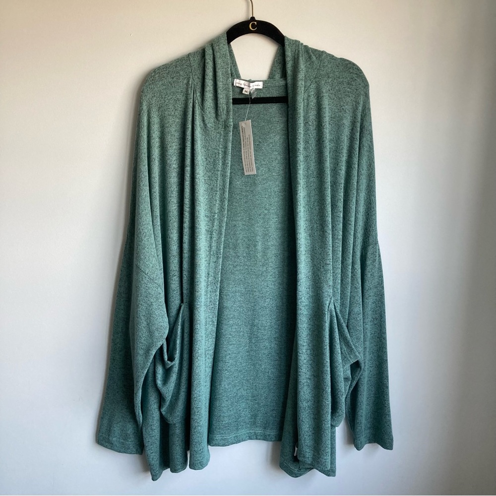 NWT Young Fabulous & Broken Oversized Hooded Open Cardigan Size M - Picture 1 of 9